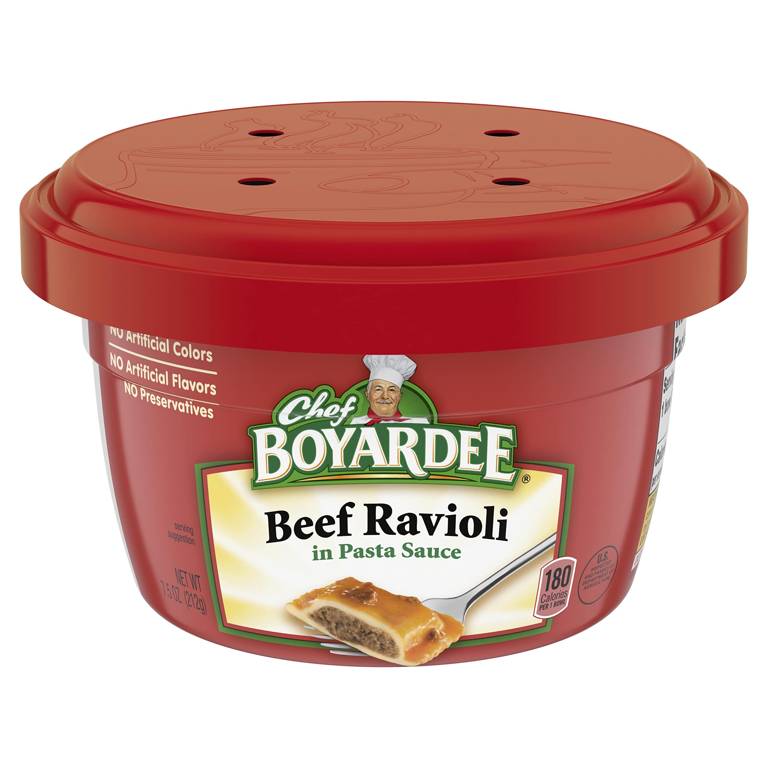 Book Cover Chef Boyardee Beef in Pasta Sauce Ravioli, 7.5 Ounce (Pack of 12)