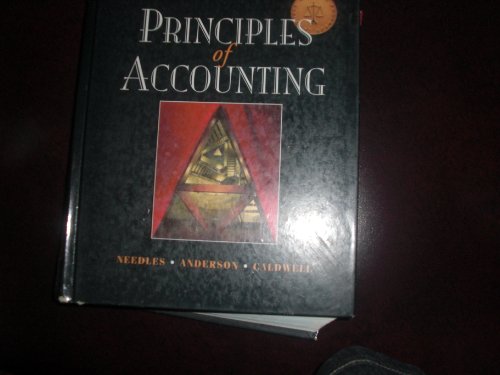 Principles of Accounting, INSTRUCTOR'S ANNOTATED EDITION, 6th edition, hc, 1996