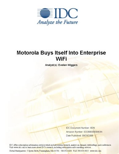 Motorola Buys Itself Into Enterprise WiFi