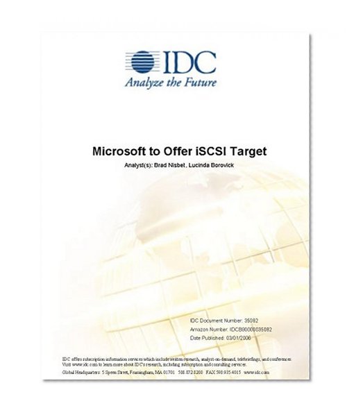 Microsoft to Offer iSCSI Target