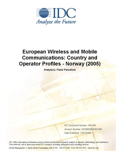 European Wireless and Mobile Communications: Country and Operator Profiles - Norway (2005)
