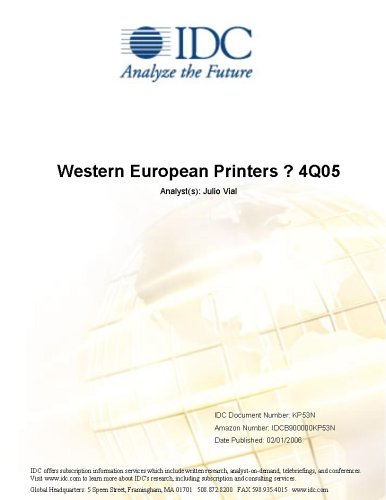 Western European Printers ? 4Q05