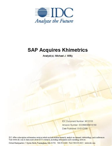 SAP Acquires Khimetrics
