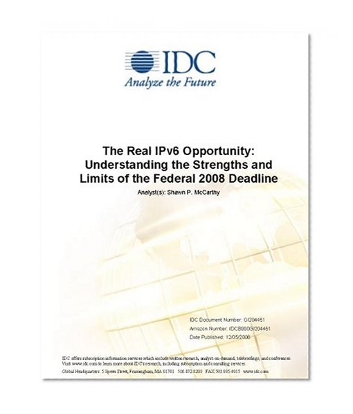 The Real IPv6 Opportunity: Understanding the Strengths and Limits of the Federal 2008 Deadline