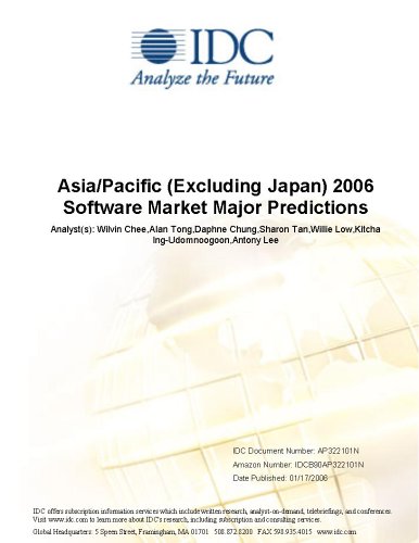 Asia/Pacific (Excluding Japan) 2006 Software Market Major Predictions