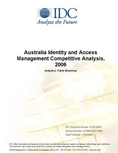 Australia Identity and Access Management Competitive Analysis, 2006