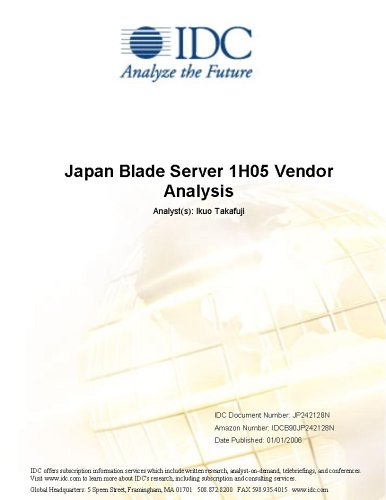 Japan Blade Server 1H05 Vendor Analysis