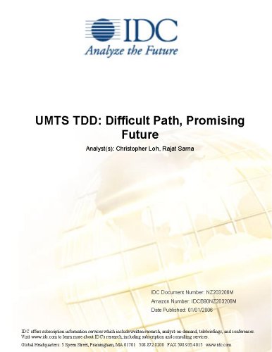UMTS TDD: Difficult Path, Promising Future