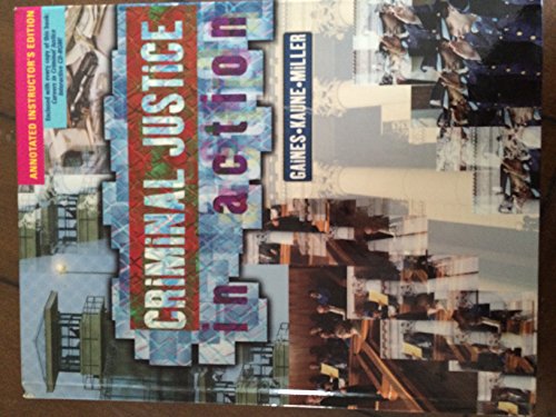 Criminal Justice In Action  Annotated Instructor's Edition,hc,2000 w/ CD