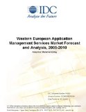 Western European Application Management Services Market Forecast and Analysis, 2005-2010
