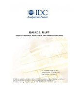 BAI RDS: R.I.P?