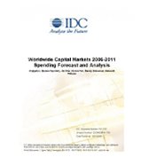 Worldwide Capital Markets 2006-2011 Spending Forecast and Analysis