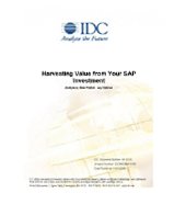 Harvesting Value from Your SAP Investment