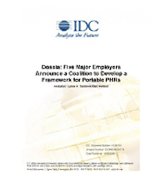 Dossia: Five Major Employers Announce a Coalition to Develop a Framework for Portable PHRs