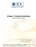 Billing in Telecommunications