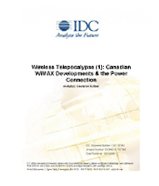 Wireless Telepocalypse (1): Canadian WiMAX Developments & the Power Connection