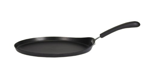 Book Cover T-fal A80715 Specialty Nonstick Giant Round Pancake Griddle Cookware, 13-Inch, Black