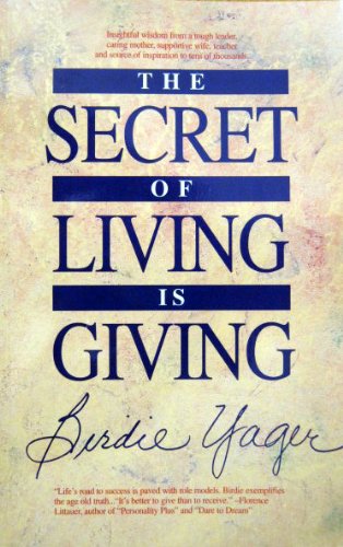 The Secret of Living is Giving