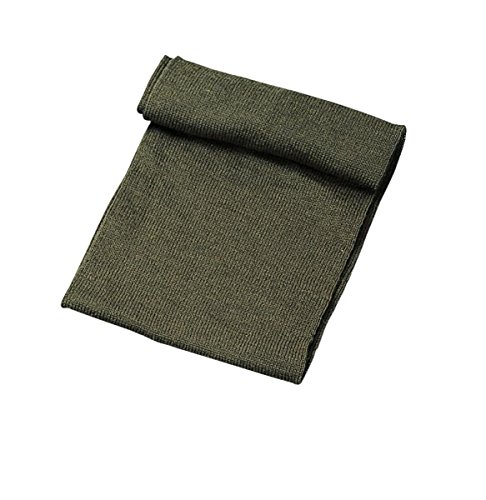 Book Cover G.I. Olive Drab Wool Scarf, One Size