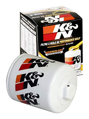 Book Cover K&N HP-1017 Performance Gold Oil Filter Fit for Cadillac Chevrolet Dodge GMC Jeep Hummer
