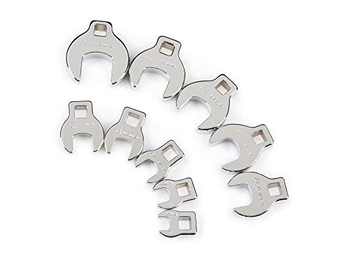 TEKTON 3/8 Inch Drive Crowfoot Wrench Set, 10-Piece (10-24 mm) | 2580