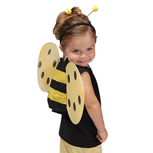 U.S. Toy Child Size Honey Bee Wings and Antenna Costume Set