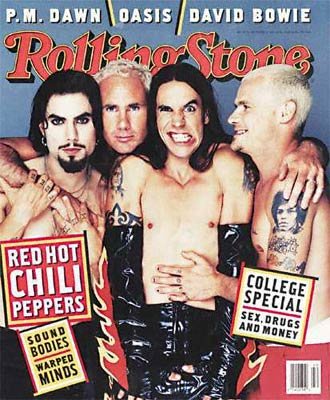 Rolling Stone Magazine, Issue 719, October 1995, Red Hot Chili Peppers Cover