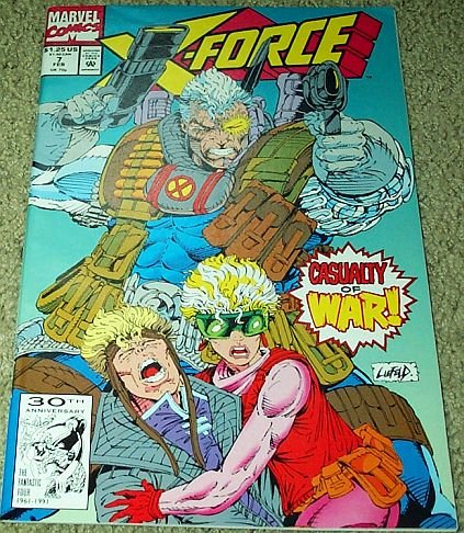 X-Force Casualty of War No. 7 Feb 1992 (Vol. 1)