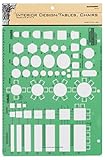 Rapidesign Interior Design Template for Table/Chairs, 1 Each (R717)