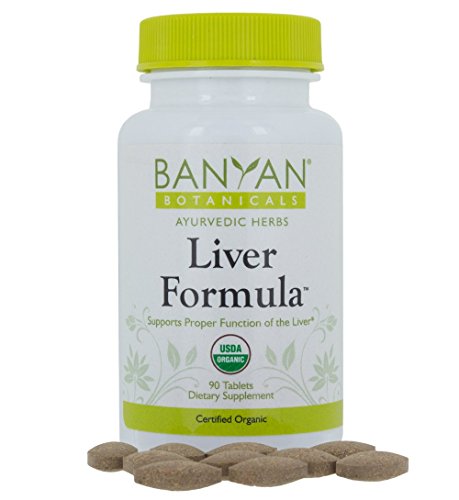 Book Cover Banyan Botanicals Liver Formula - Certified Organic, 90 Tablets - Supports Proper Function of the Liver
