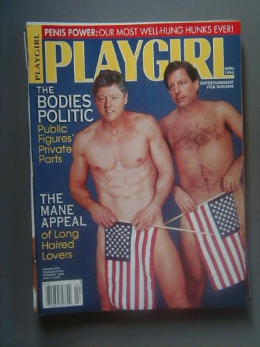Playgirl Magazine April 1994: Bodies Politic-Clinton and Gore (naked) on the cover
