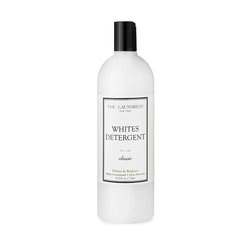 The Laundress New York - Whites Detergent, Whitens & Brightens, Fights Stains & Yellowing, 64 washes, Classic, 33.3 Fl Oz (Pack of 1)