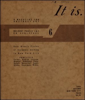 It Is : A Magazine for Abstract Art, No. 6 (Autumn 1965)