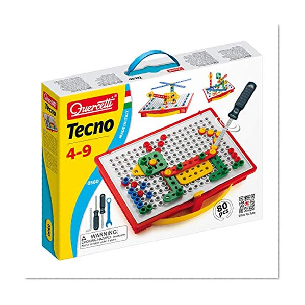 Quercetti - 13/0560 - Loisirs Créatifs - Valise De Bricolage Tecno