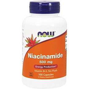 Now Foods, Niacinamide, 500mg x100caps - Niacin Vitamine B3