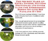 The Special How To Earn Extra Money, Marketing and Success Principles for Embroidery Hoops On-line Businesses 3 CD Pack