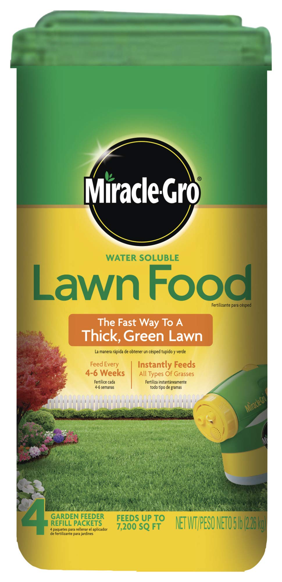 Book Cover Miracle-Gro® Water Soluble Lawn Food, 5 lb. 5.5 lb