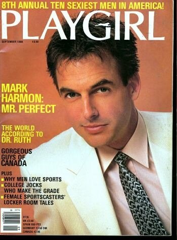 Playgirl Magazine September 1986: Mark Harmon; Naked men of Canada; college JOcks