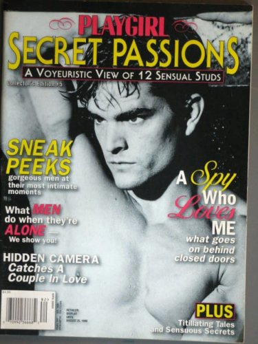Playgirl Magazine SPECIAL edition: Secret Passions--What MEN do when they're alone (loads of pictures with when pleasuring themselves!)! RARE ISSUE