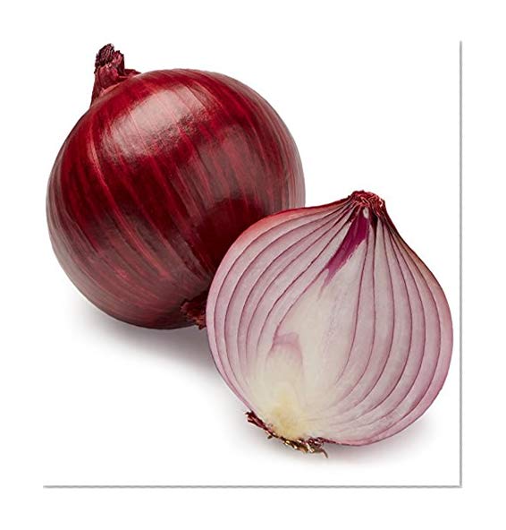 Book Cover Organic Red Onion, One Large