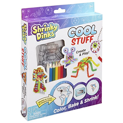 Book Cover Shrinky Dinks Cool Stuff Activity Set Kids Art and Craft Activity