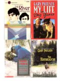 Gary Paulsen Set: The River + My Life in Dog Years + Woodsong + The Haymeadow