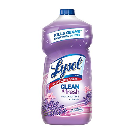 Book Cover Lysol Clean & Fresh Multi-Surface Cleaner, Lavender Orchid, 30 - 40 Ounce (Packaging may vary)