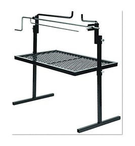 Texsport Heavy Duty Adjustable Outdoor Camping Rotisserie Grill and Spit
