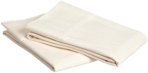 Book Cover Pinzon Signature Cotton Heavyweight Velvet Flannel Pillow Cases - Standard, Cream