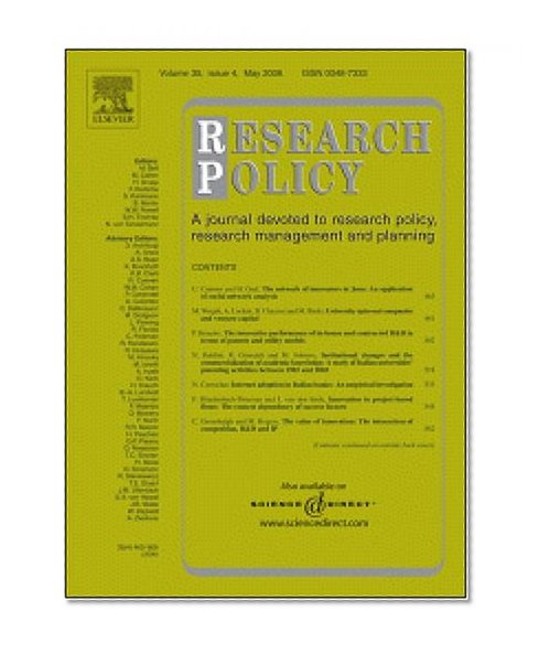 Transformative technology and institutional transformation: Coevolution of biotechnology venture firms and the institutional framework in Japan [An article from: Research Policy]
