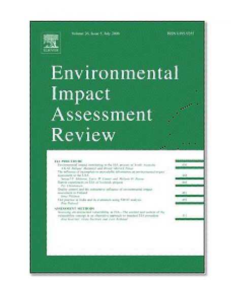 A performance evaluation of strategic environmental assessment (SEA) processes within the South African context [An article from: Environmental Impact Assessment Review]