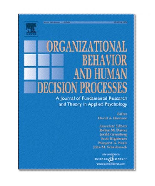 Social comparison processes in organizations [An article from: Organizational Behavior and Human Decision Processes]
