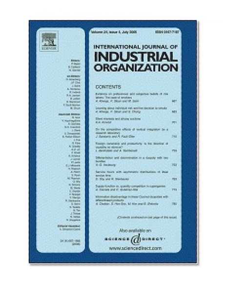 Reexamining the effect of the most-favored-nation provision in input prices on R and D incentives [An article from: International Journal of Industrial Organization]