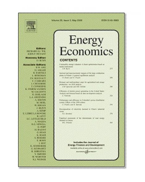 The value of supply security [An article from: Energy Economics]